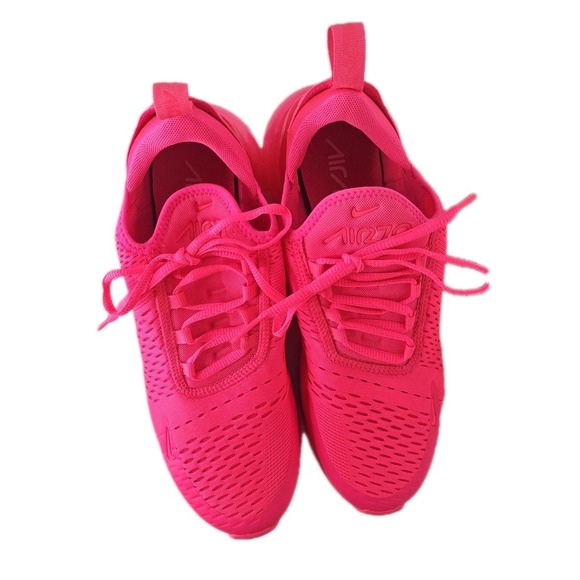 Nike Air Max 270 Hyper Triple Pink Sneakers Running Shoes Women Sz 10 FD0293-600 - Picture 3 of 16
